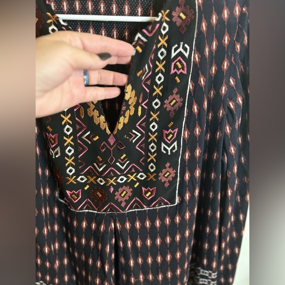 HALEBOB V Neck long sleeve blouse size Large - Picture 8 of 14